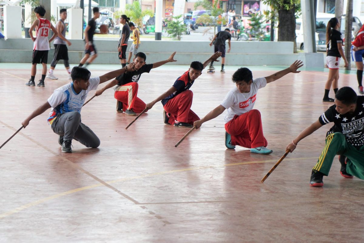 Athletes training in Arnis Province of Abra