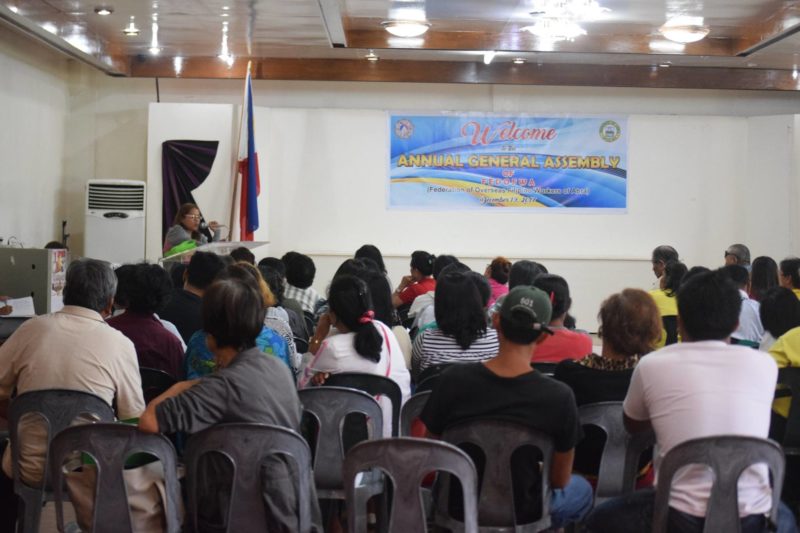 Federation Of OFWs Annual General Assembly - Province of Abra