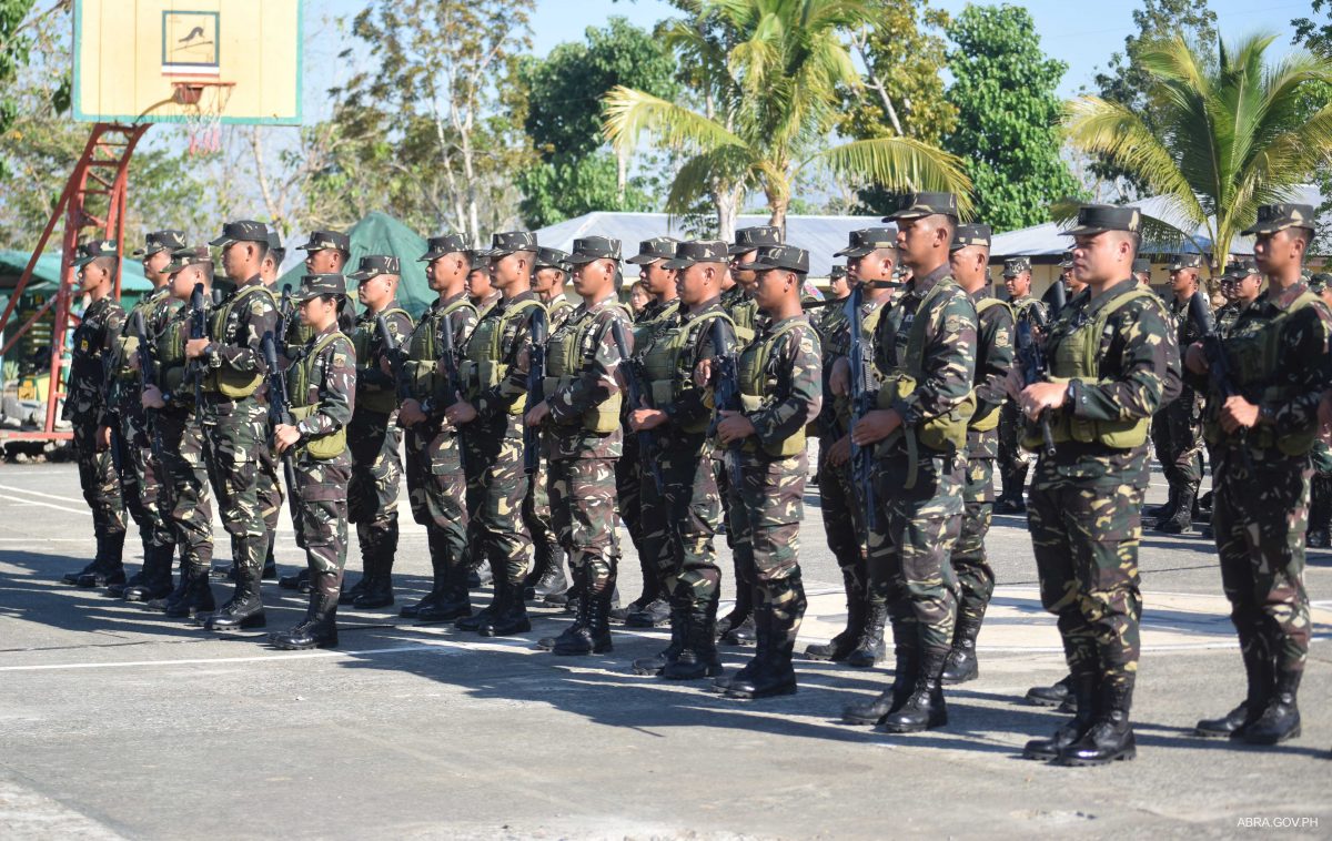 7 id pa awarded them at the 24 ib headquarters sitio barbarit brgy ...