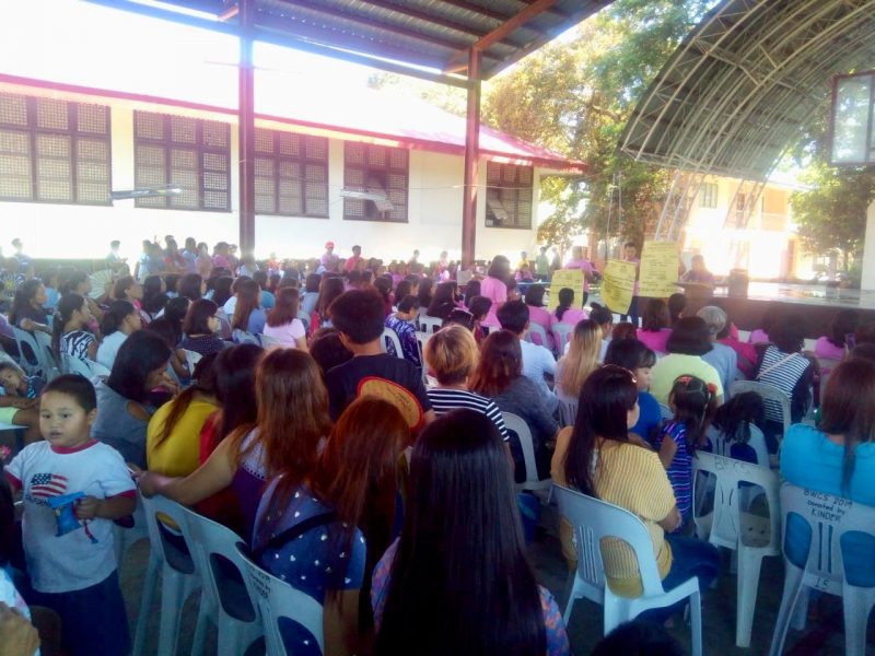 Parents were informed on the schedule of classes, activities and ...